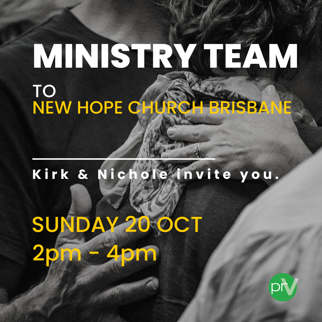 Event image for: PRV Ministry Team – To New Hope Church Brisbane