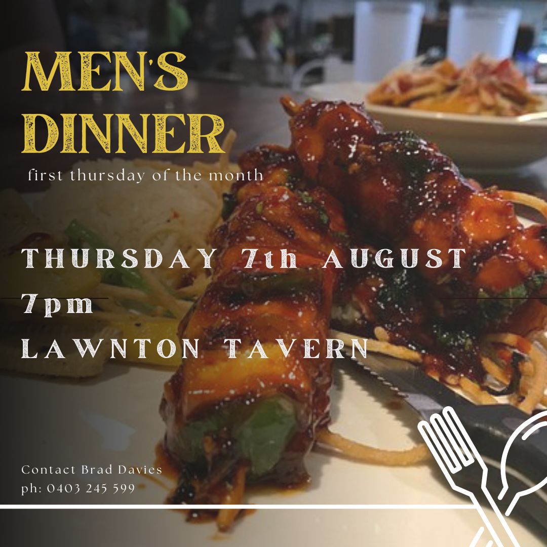 Event image for: MEN’S DINNER