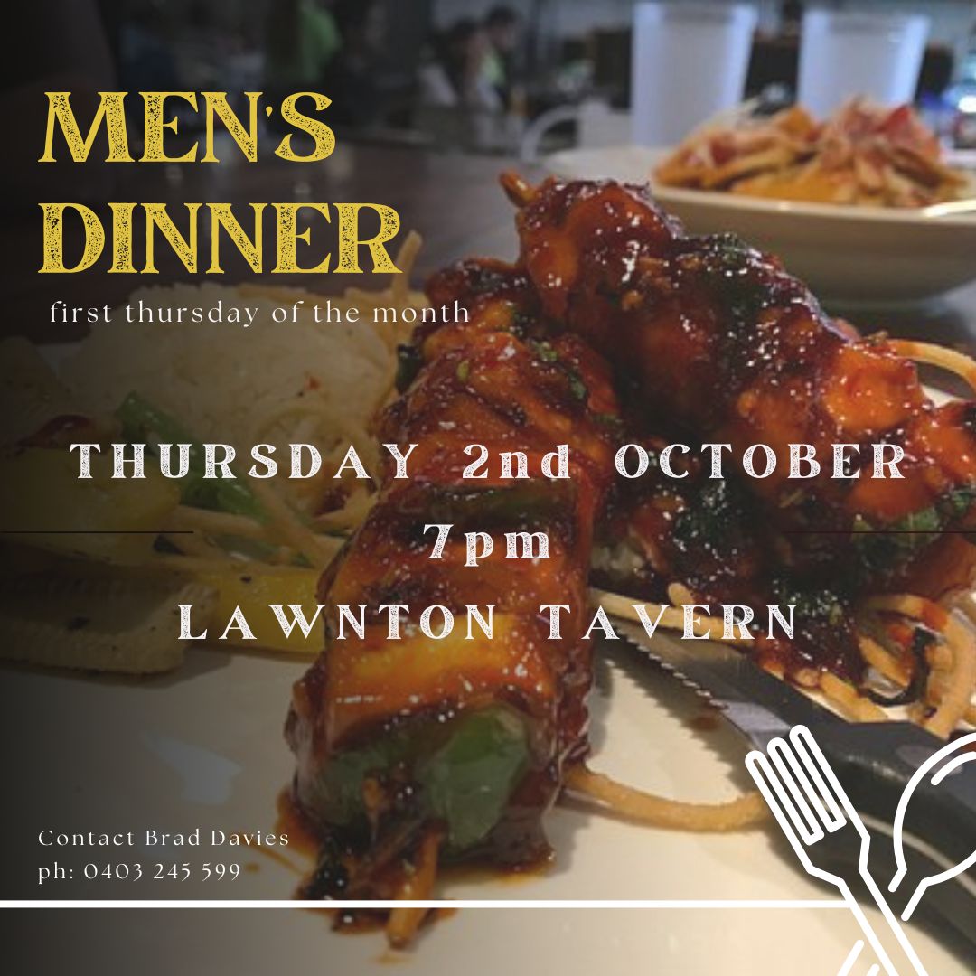 Event image for: MEN’S DINNER