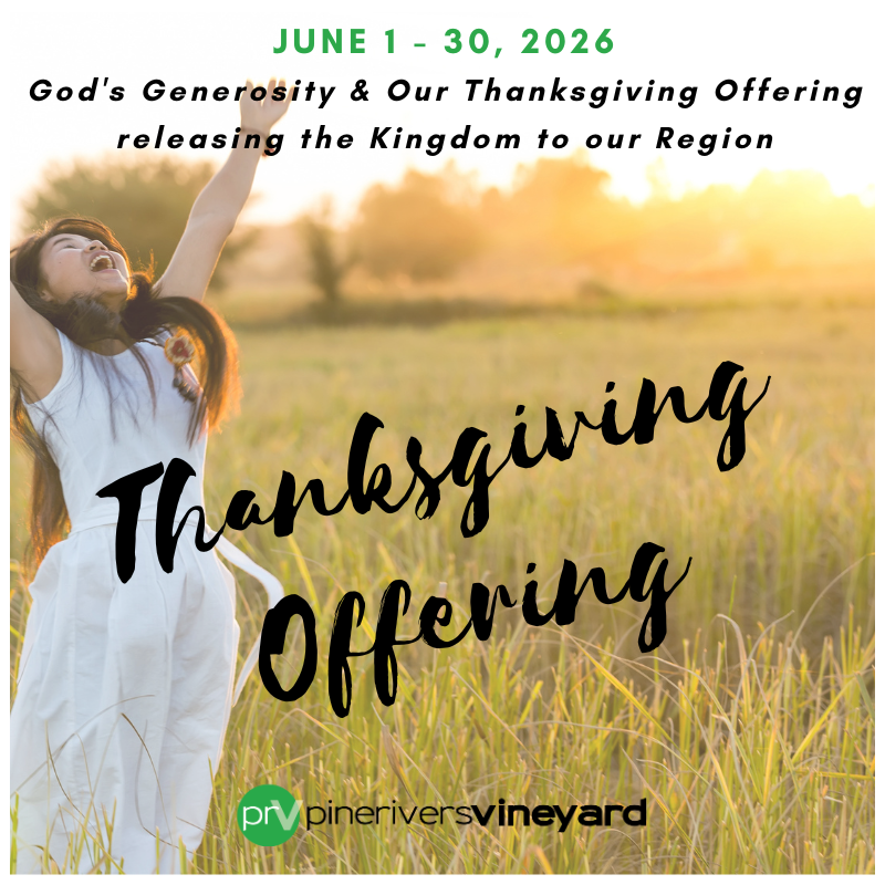 Event image for: Annual Thanksgiving Offering June 1-30, 2026