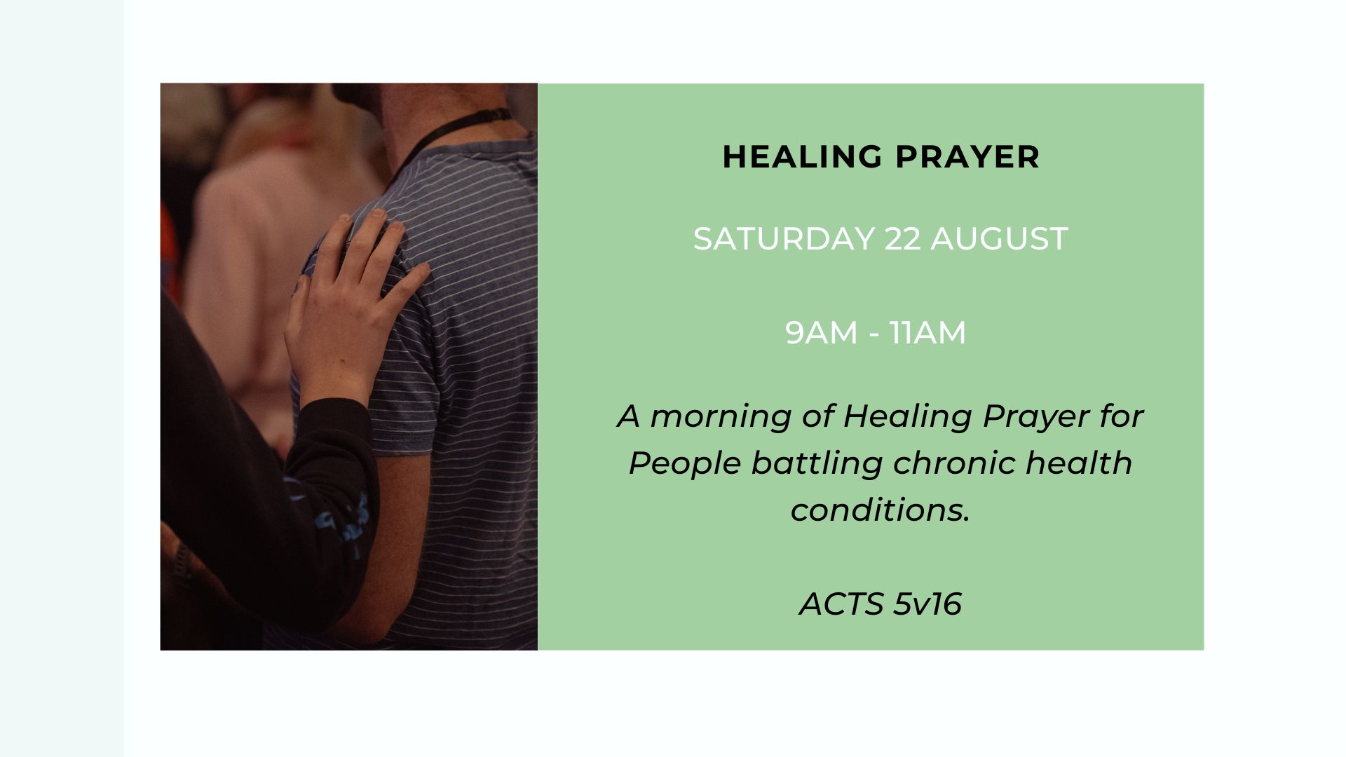 Event image for: Morning of Healing Prayer